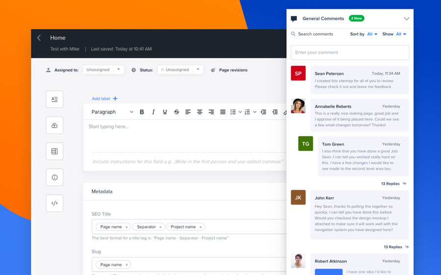 Content Planner Commenting